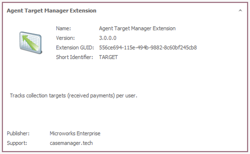 Installing Agent Target Manager Extension