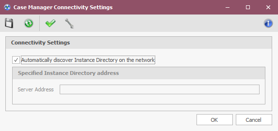 Connection Settings Application