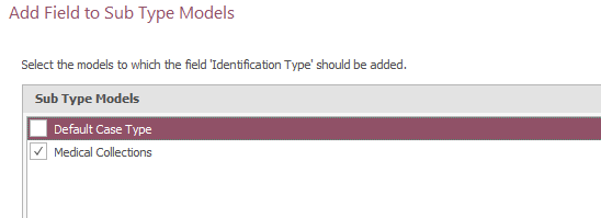 Add Field to Sub Type Models