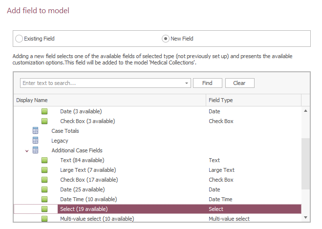 Adding a field to a model