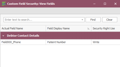 Custom Field Security - View Fields